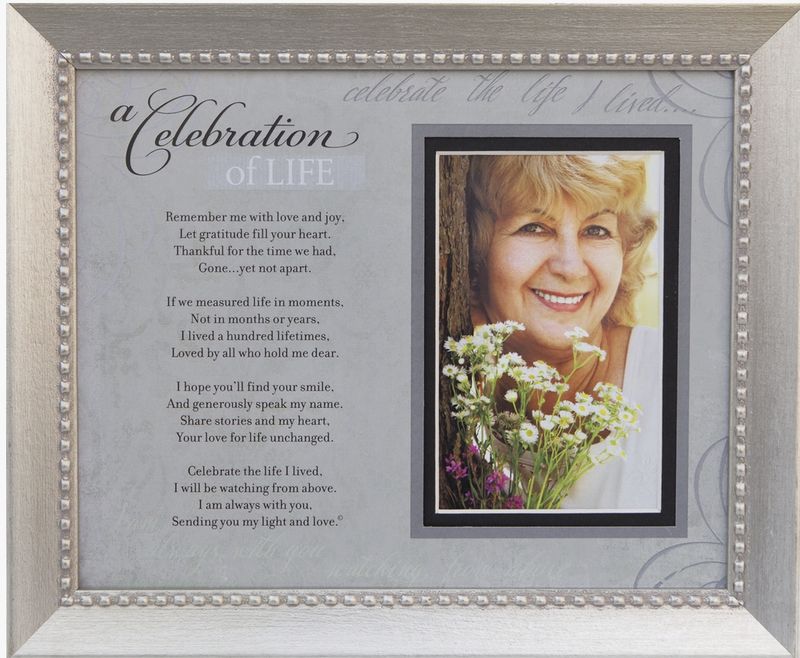Celebration of Life Frame - Silver