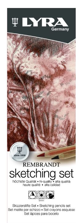 Lyra Rembrandt Sketching 6pc
