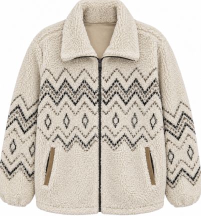 Zip Up Sherpa Jacket