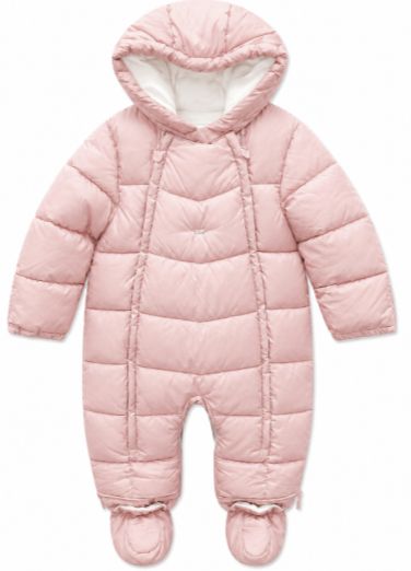 Double zip Puffer Suit