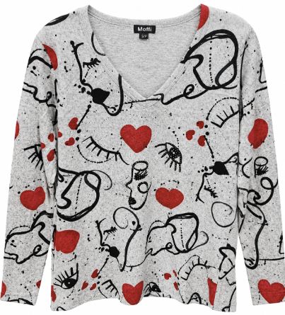 Heart Bling Top