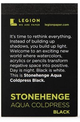 Mini Paper Pads - Stonehenge Aqua Black CP 140lb