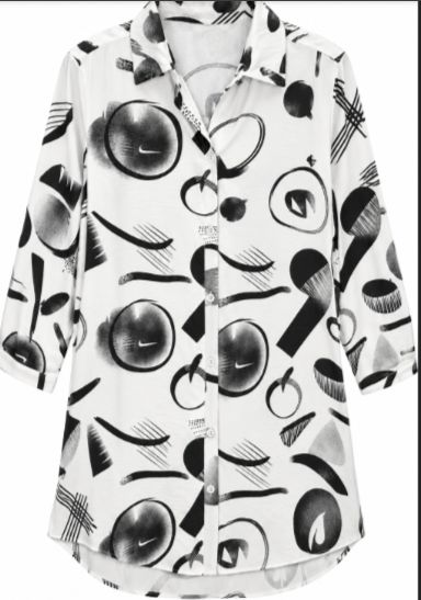 B&amp;W Abstract Duster