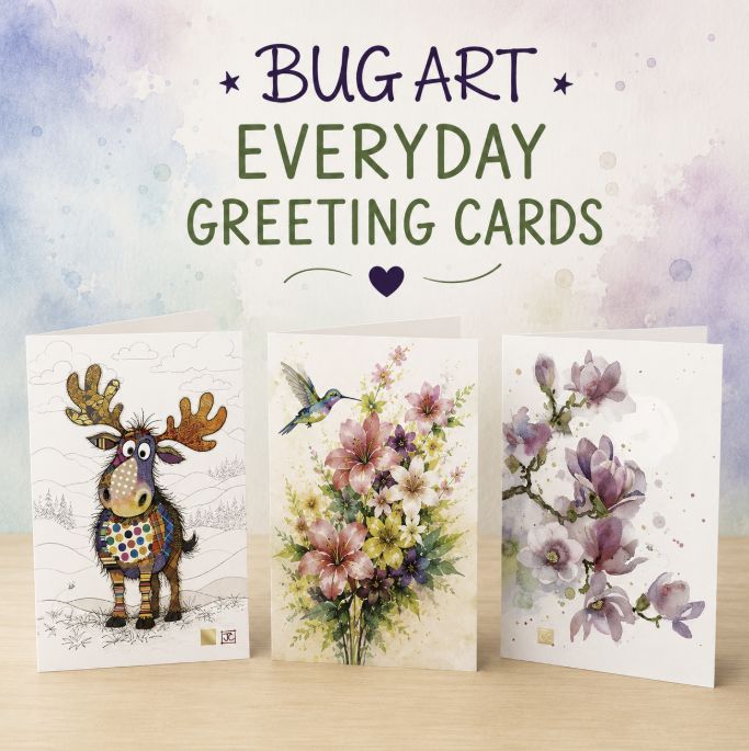 Bug Art Everyday Card