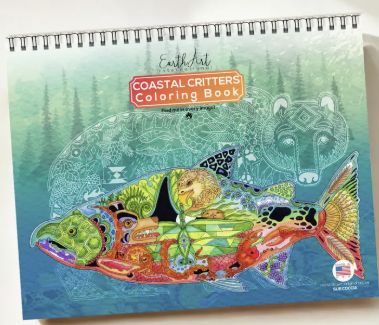 Earth Art Coloring Book - Coastal Critters