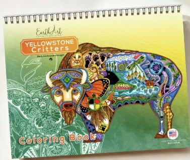 Earth Art Coloring Book - Yellowstone Critters