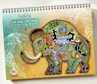 Earth Art Coloring Book - Ice Age Critters