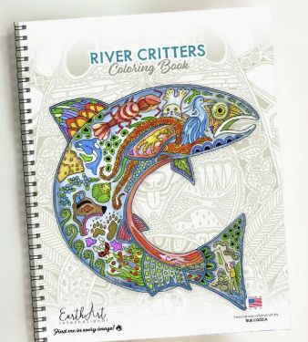Earth Art Coloring Book - River Critters