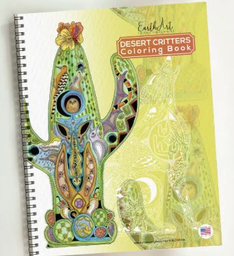 Earth Art Coloring Book - Desert Critters
