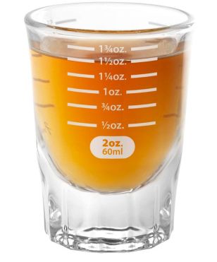 Final Touch Measured Shot Glass