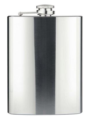 Final Touch Stainless Steel Hip Flask