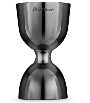 Final Touch Black Chrome Jigger