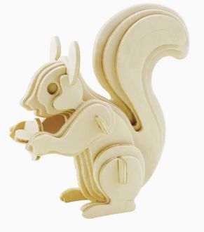 3D Classic Puzzle - Squirrel