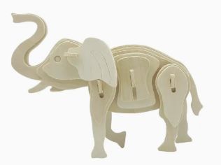 3D Classic Puzzle - Elephant