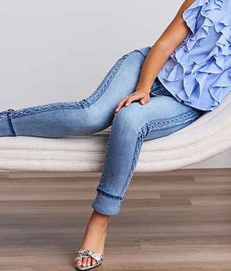 Light Blue Detail Denim