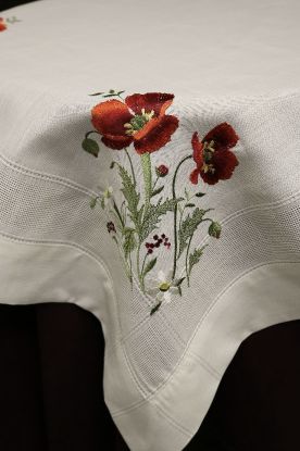 36x36 Red Poppy