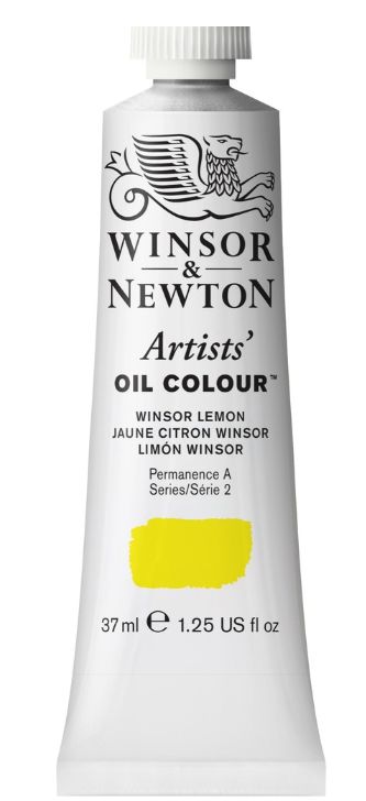 Windsor Artists Oil - 37ml - Windsor Lemon