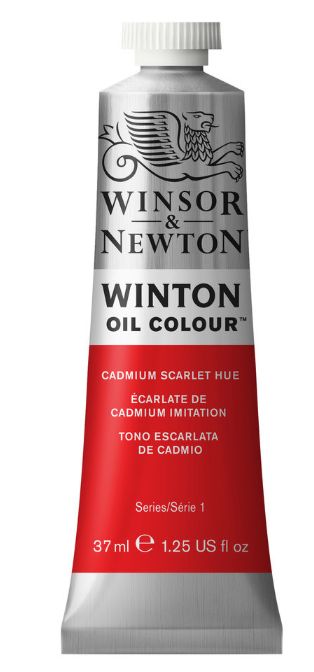 Windsor Winton Oil - 37ml - Cadmium Scarlet Hue
