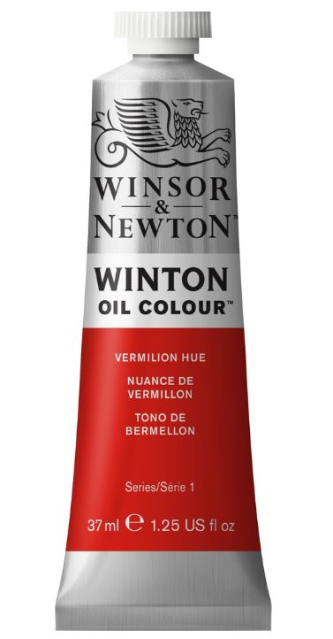Windsor Winton Oil - 37ml - Vemilion Hue