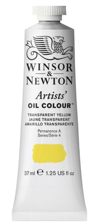 Windsor Artists Oil - 37ml - Transparent Yellow