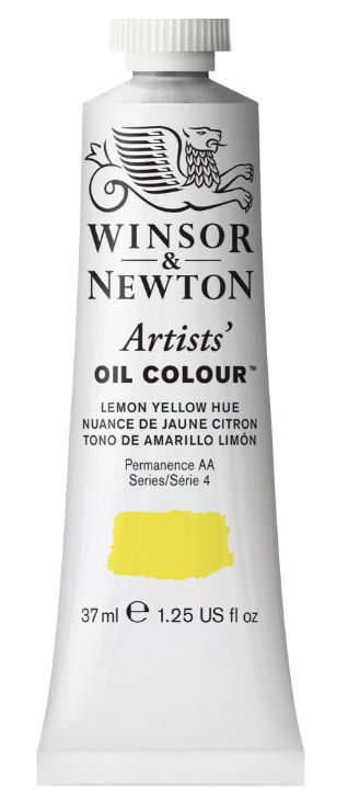 Windsor Artists Oil - 37ml - Lemon Yellow Hue