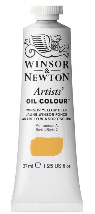 Windsor Artists Oil - 37ml - Winsdor Yellow Deep