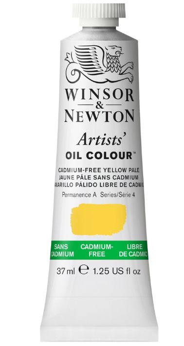 Windsor Artists Oil - 37ml - Camium Free Yellow Pale
