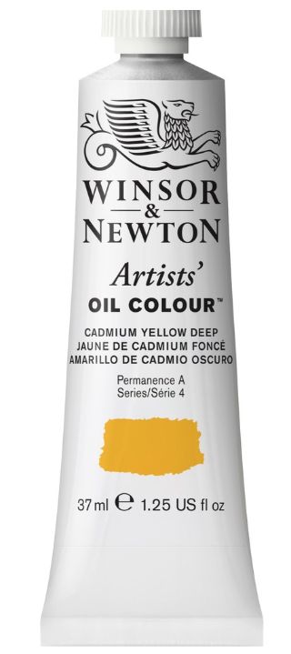 Windsor Artists Oil - 37ml - Cadmium Yellow Deep