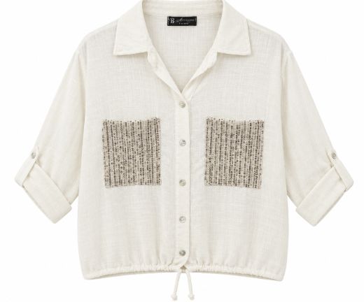 Bella Sequin Pocket Top