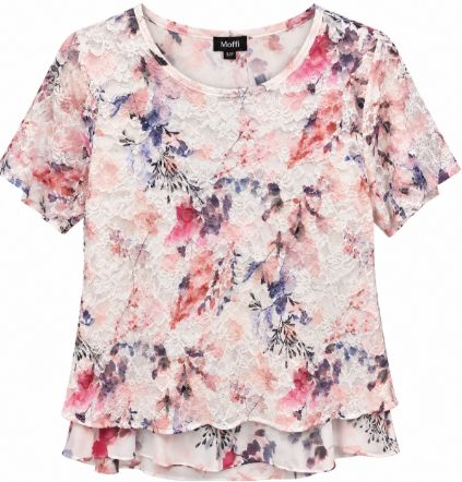 Lace Floral Top