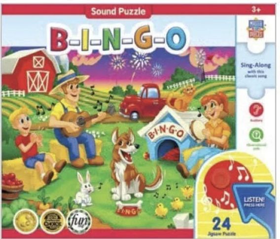 24pc Bingo Sound Puzzle