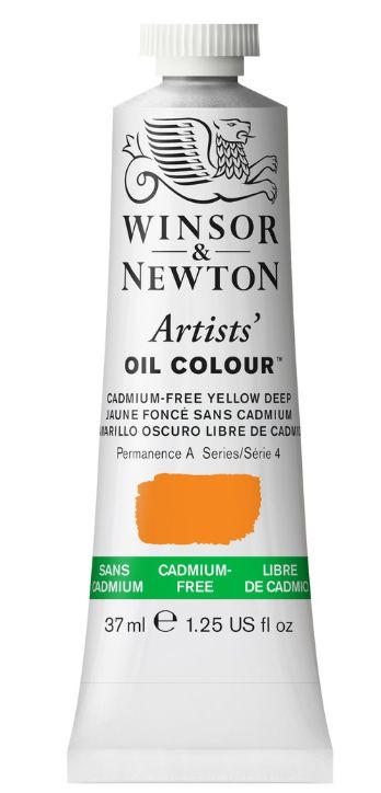Windsor Artists Oil - 37ml - Cadmium Free Yellow Deep