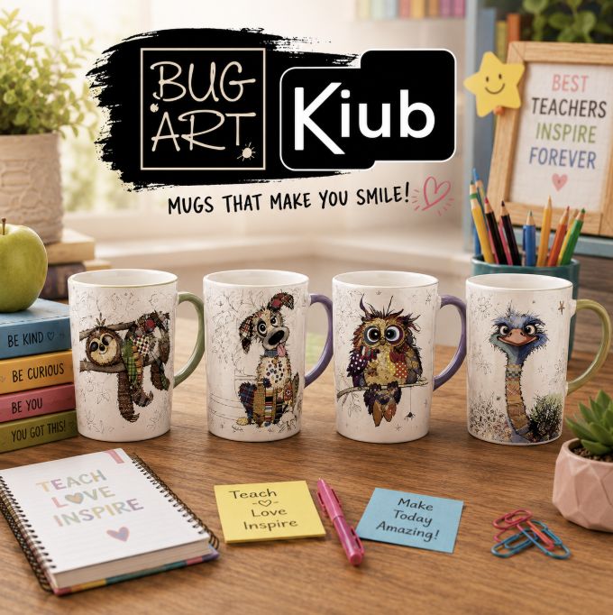 Bug Art Kiub Mug