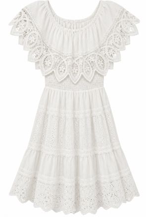 Off Shoulder White Dress