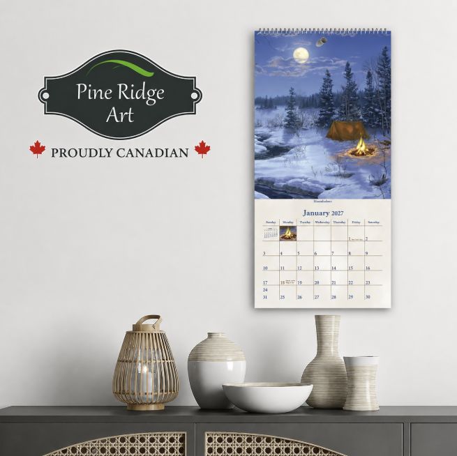 2027 Pine Ridge  Slim Calendar