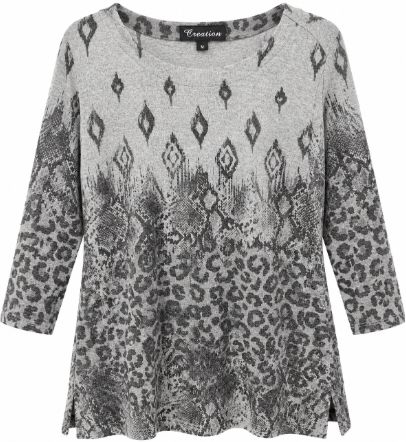 Snow Leopard 3/4 Sleeve