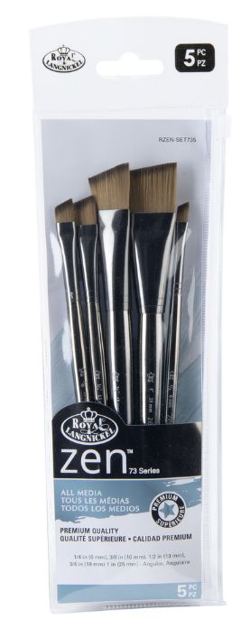 Royal &amp; Langnickel Zen Series All Media Brush Set 5pc