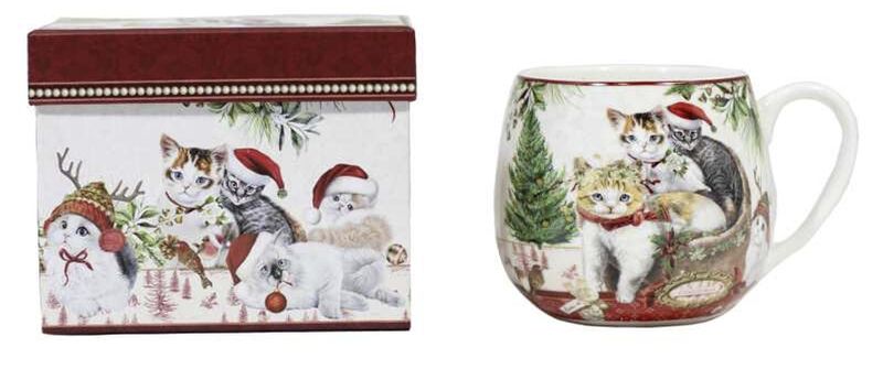 Boxed Mug Christmas Cats