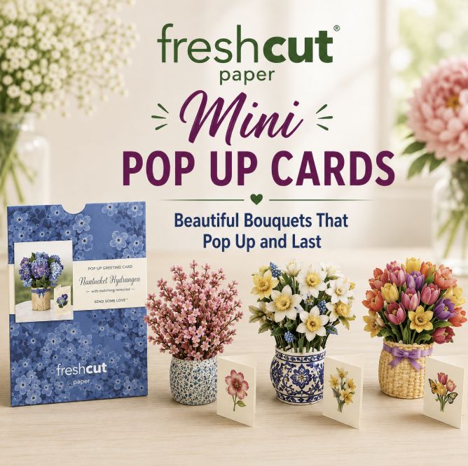 Mini FreshCut Paper Pop Up Card