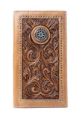 Myra Sheriffs Crest Handtooled Wallet