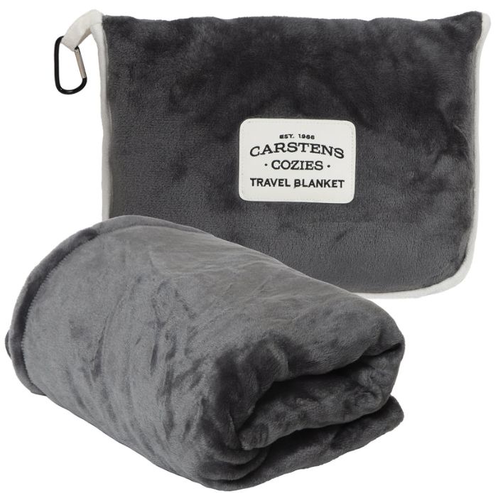 Grey Travel Blanket