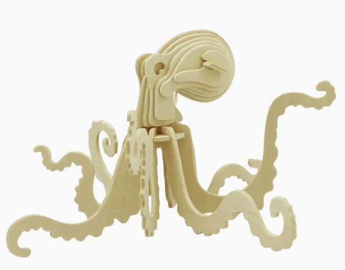 3D Classic Puzzle - Octopus