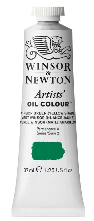 Windsor Artists Oil - 37ml - Windsor Green (Yellow Shade)