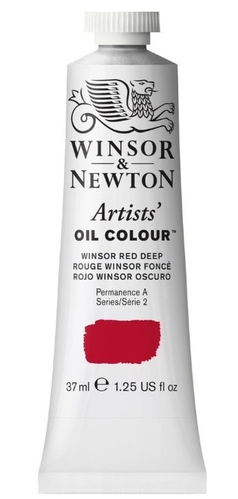 Windsor Artists Oil - 37ml - Windsor Red Deep