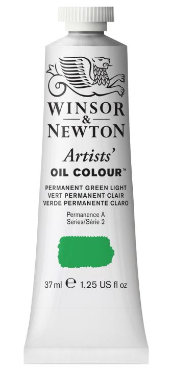 Windsor Artists Oil - 37ml - Permanent Green Light