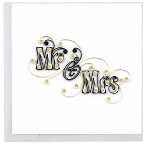 Quilling Card -  Mr &amp; Mrs