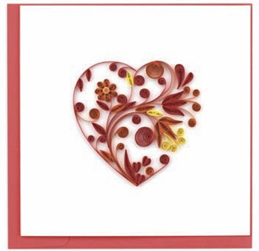 Quilling Card -  Heart