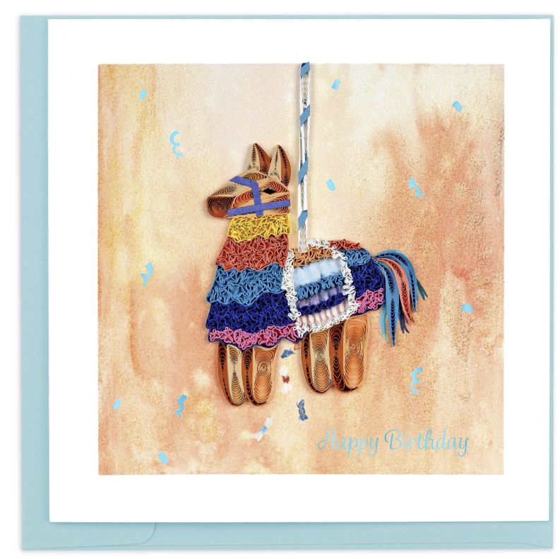 Quilling Card -  Birthday Pinata