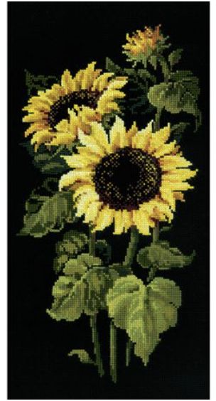 Riolis Cross-Stitch Kit Sunflowers