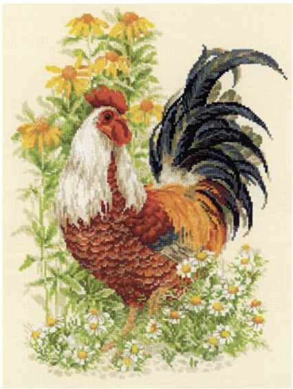 Riolis Cross-Stitch Kit Rooster